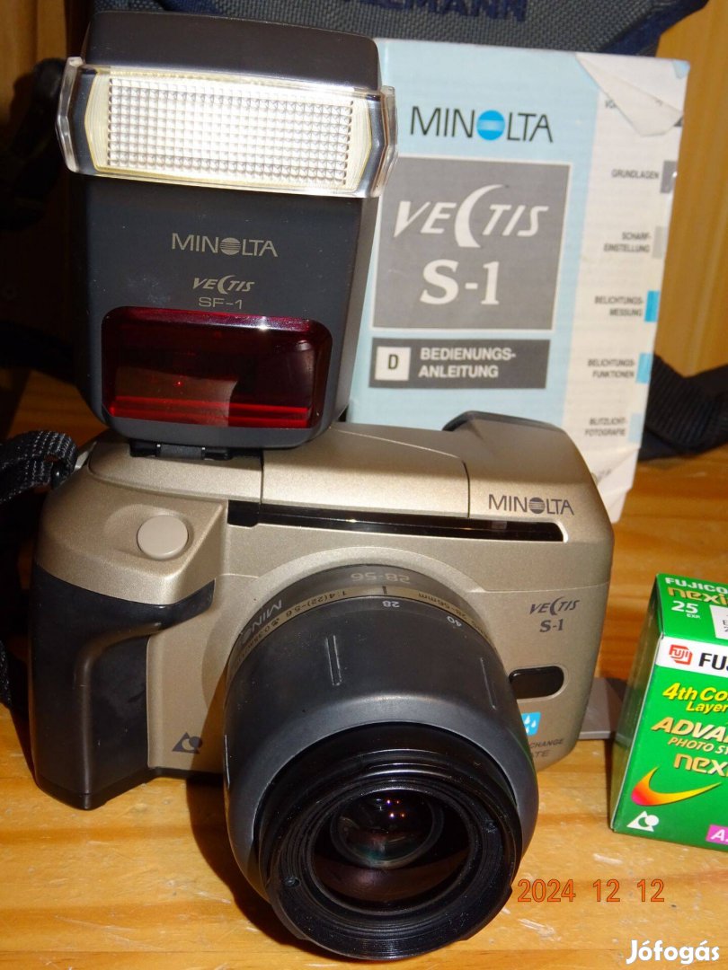 Minolta Vectis S1 tükörreflexes fényképezőgép(Japan)