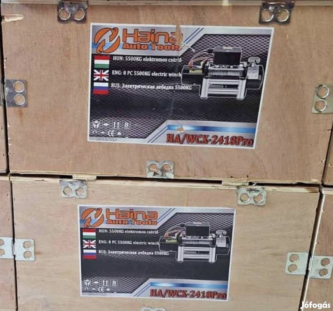 Minőségi 5500 KG 12V elektromos csörlő, HA-Wcx-2418Pro