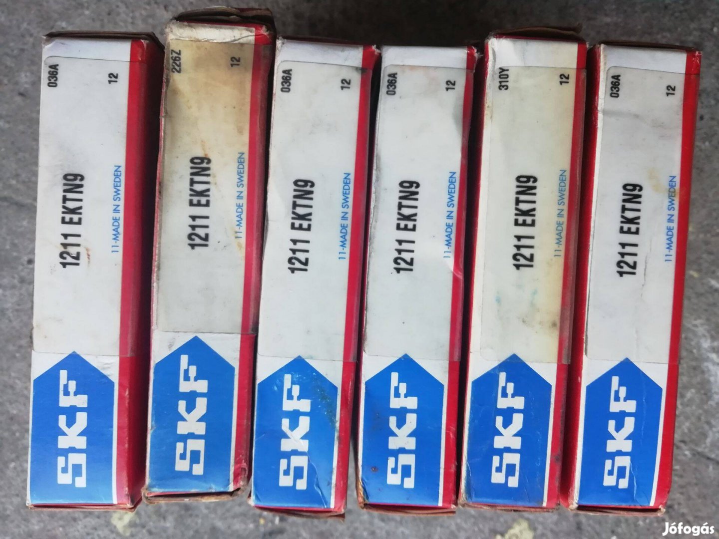 Minőségi 6 db egyben eladó SKF 1211 Ektn9 csapágy