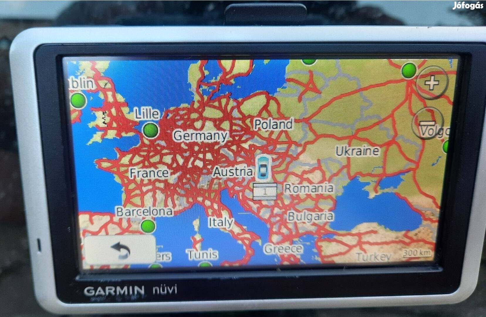 Minőségi Garmin Nüvi 1350 GPS navigáció 2024 legújabb teljes EU térkép