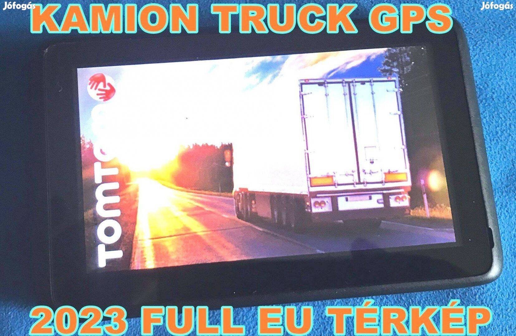 Minőségi Kamion Busz GPS Navigáció Tomtom Pro Truck 7150 2023 Full EU