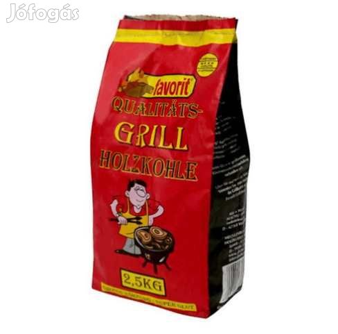 Minőségi NagyszemŰ BBQ Faszén 2,5kg  Favorit (4663)