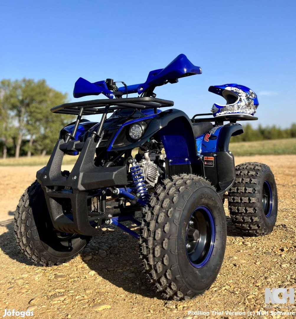 Minőségi Ranger 006 gyerek quad 125cc kék túra modell