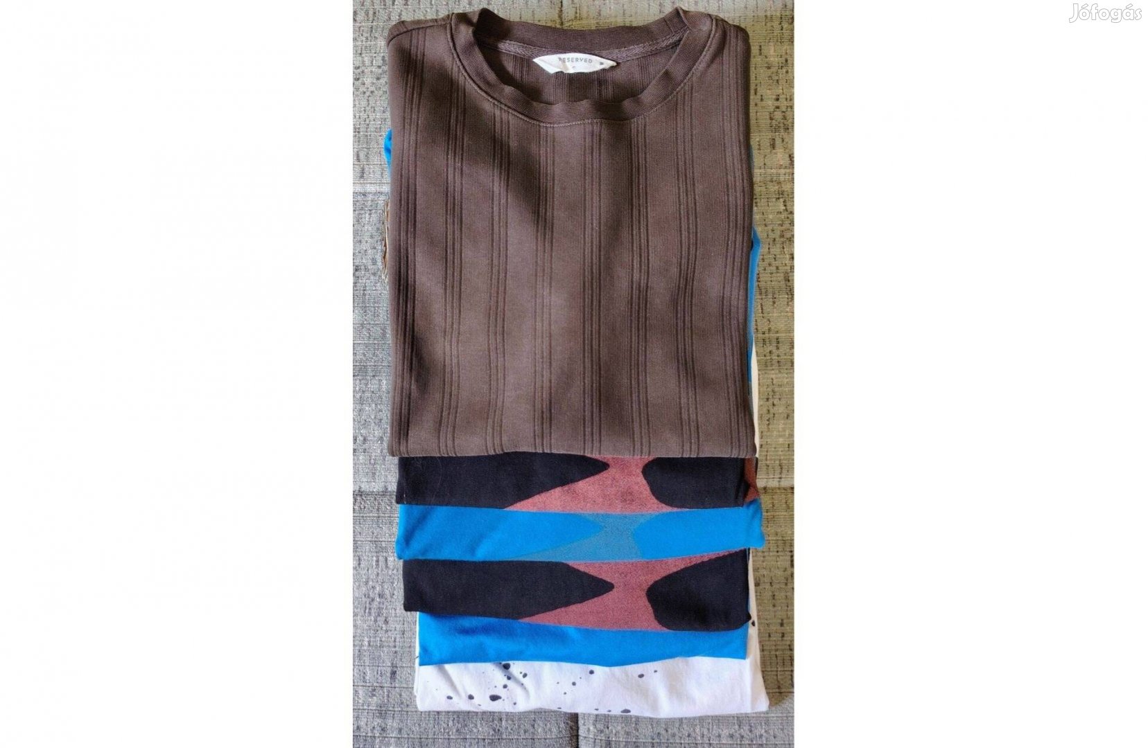 Minőségi Rövid ujjú férfi póló M 6db egyben