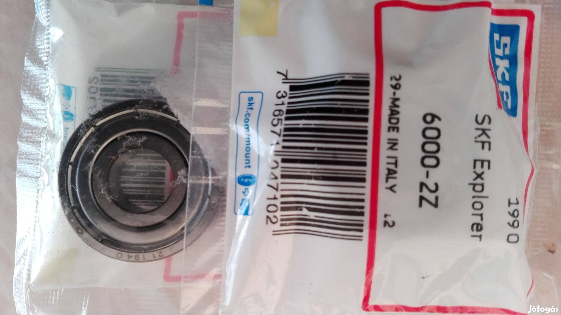 Minőségi SKF 6000-es 2Z csapágy