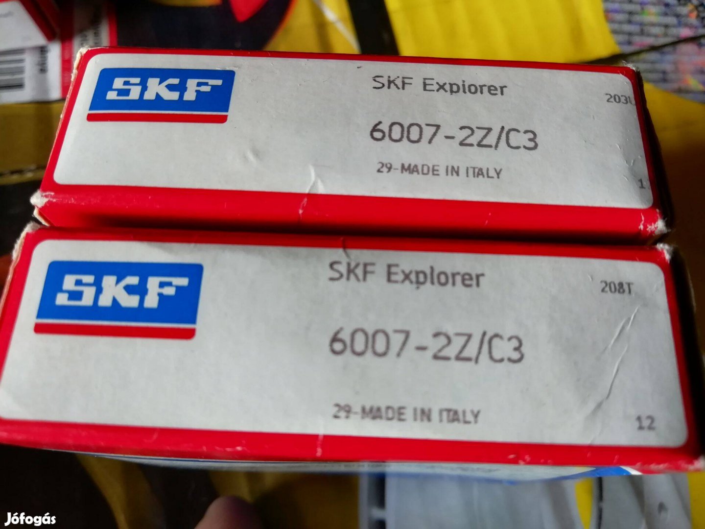 Minőségi SKF 6007 2Z/C3 csapágy 2 db