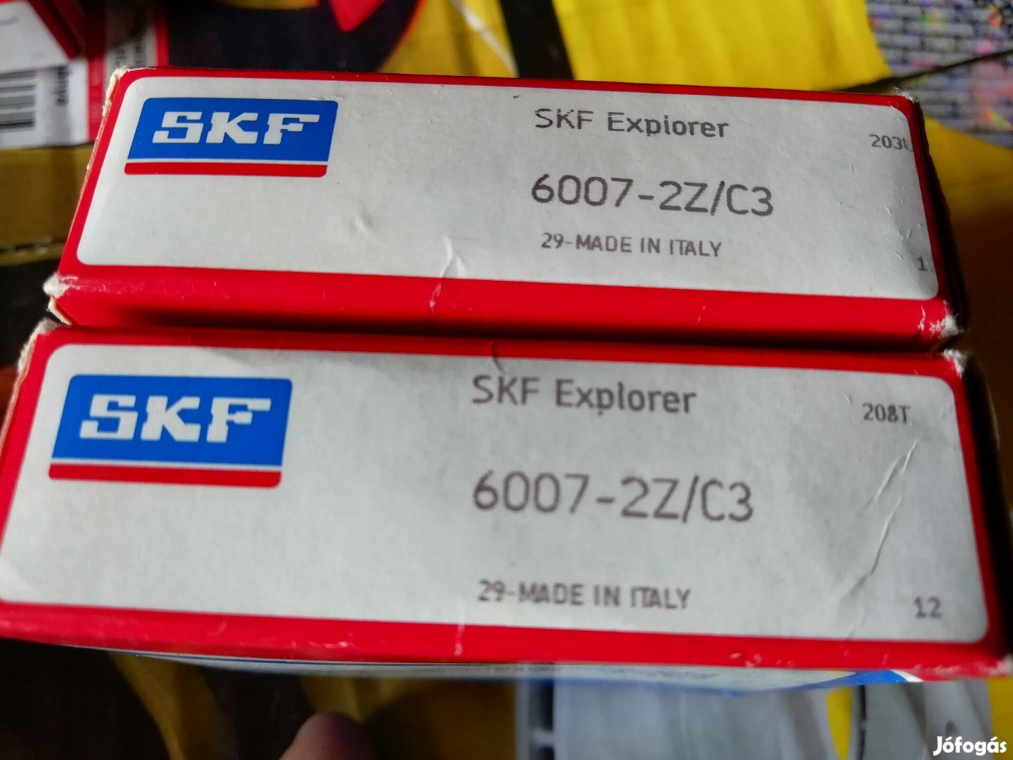 Minőségi SKF 6007 2Z/C3 csapágy 2 db