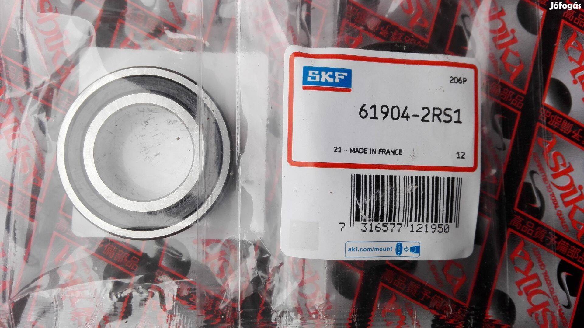 Minőségi SKF 61904-2RS1 csapágy 2 db