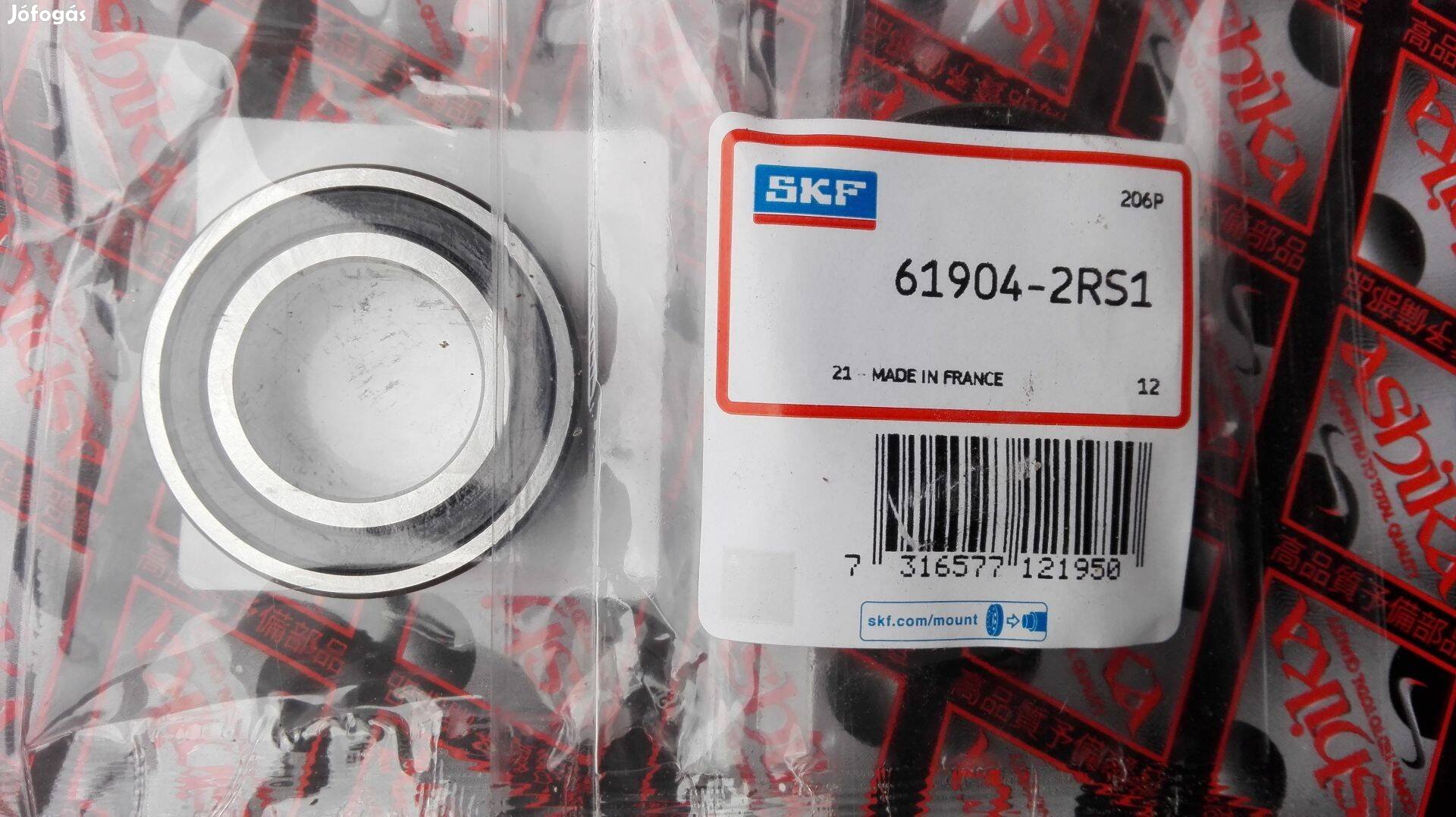 Minőségi csapágy 2 db SKF 61904-2RS1