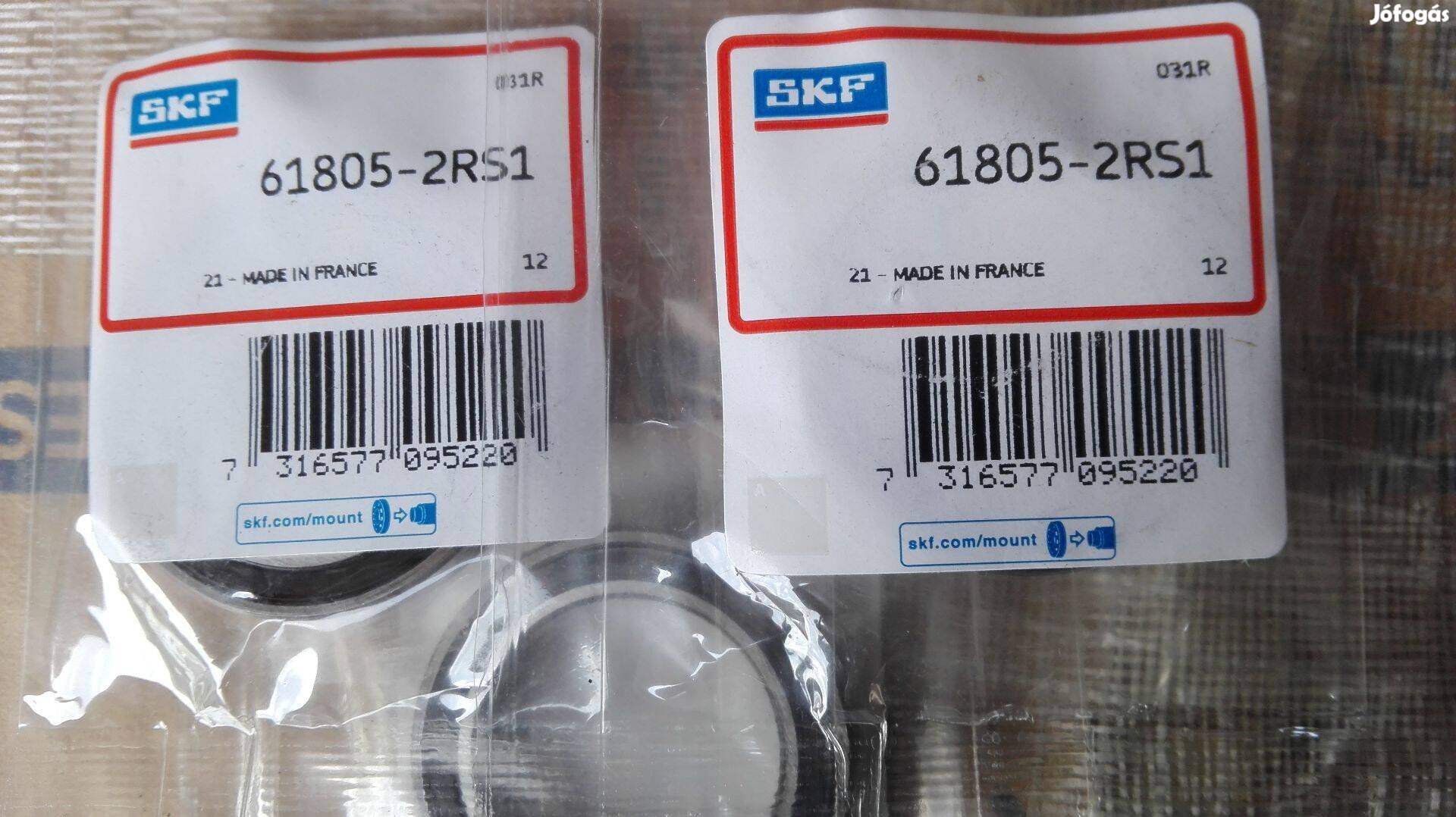 Minőségi csapágy SKF 3 db 61805 2RS1