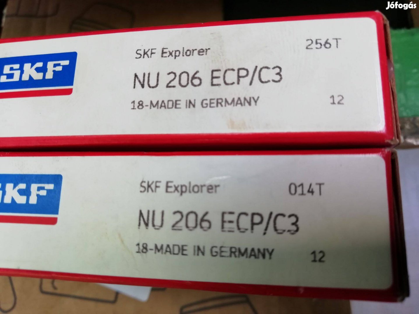 Minőségi csapágy SKF NU 206 ECP/C3 2db egyben