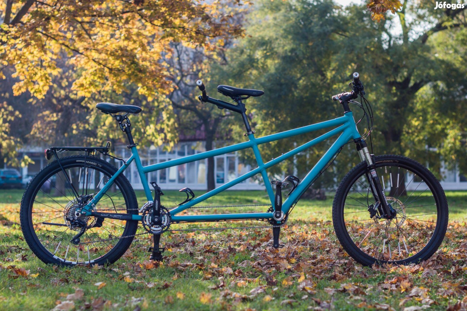 Minőségi tandem kerékpár 27,5" kerekekkel és XT váltással