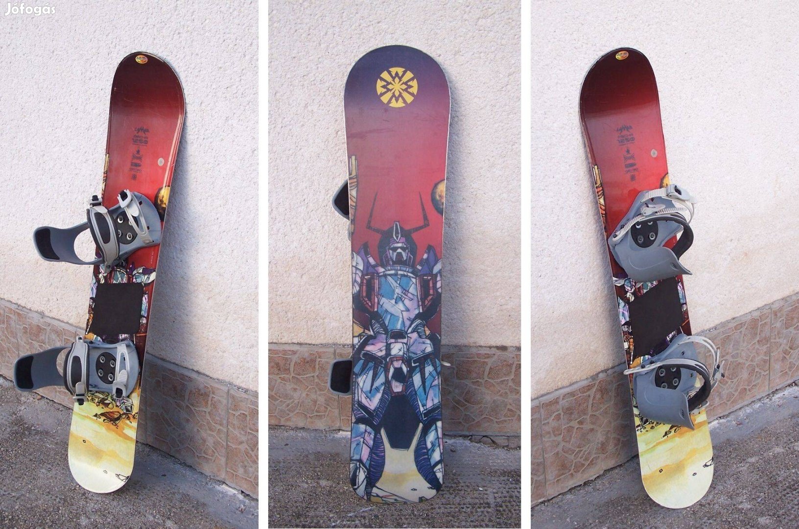 Mint az új! Harmadáron! Lamar Mecha 125 cm-es gyerek snowboard deszka