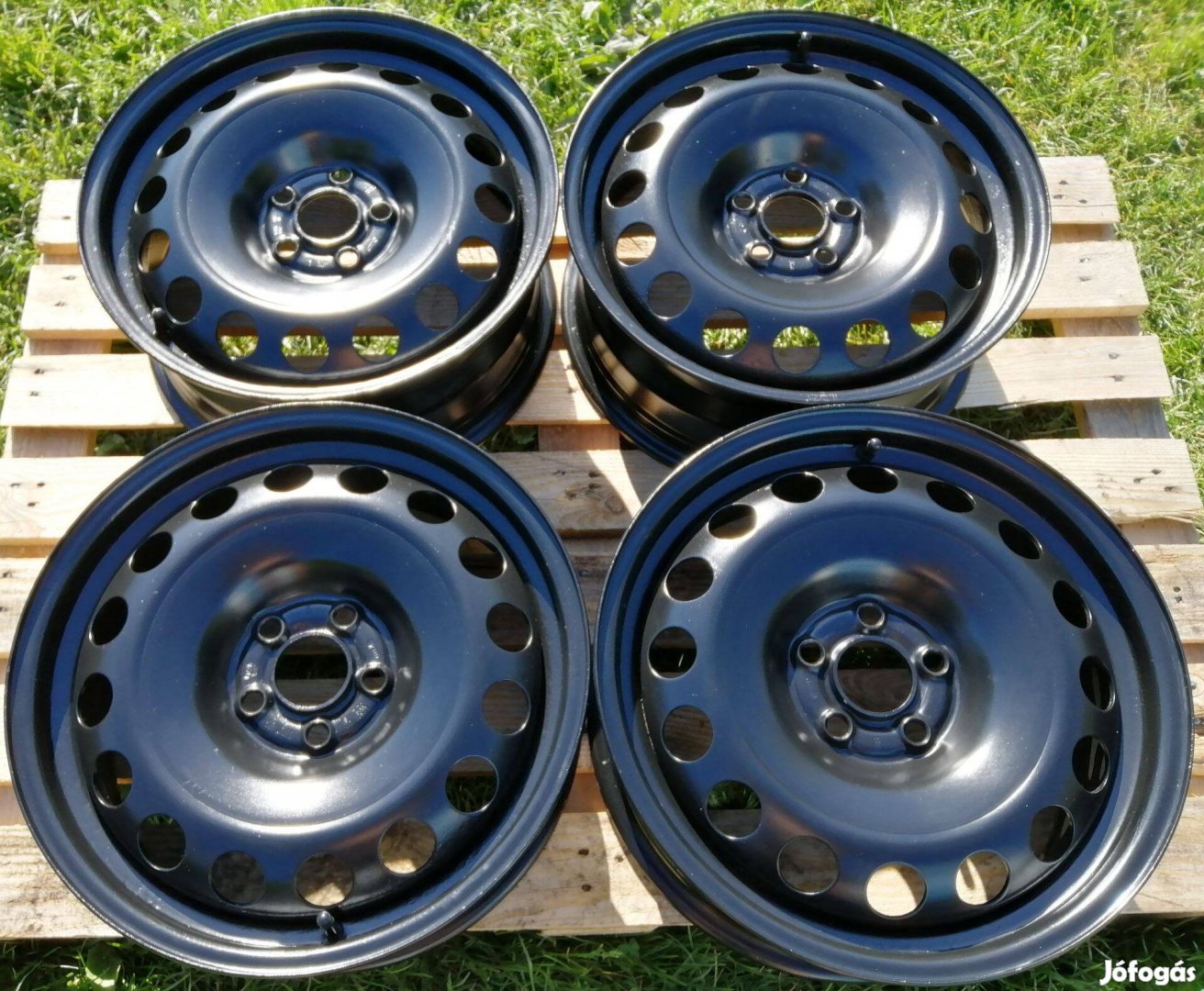 Mint az új gyári 5x100 R16 AUDI VW SEAT Skoda 16 " colos felni szett