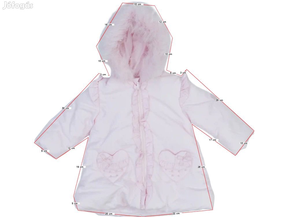 Mintini Baby Új (címkés) Lány Télikabát (Méret: 80)