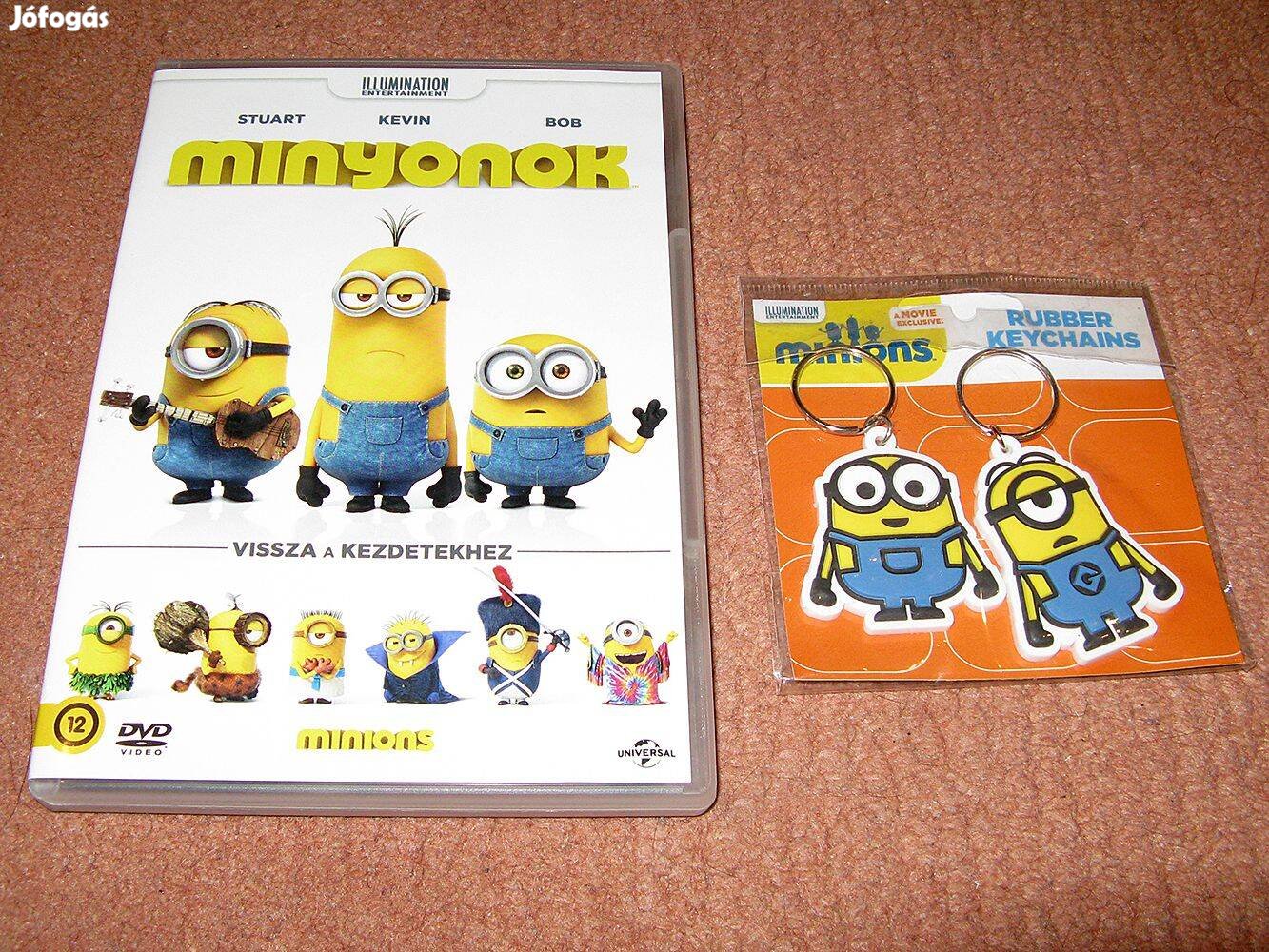 Minyonok DVD kulcstartóval