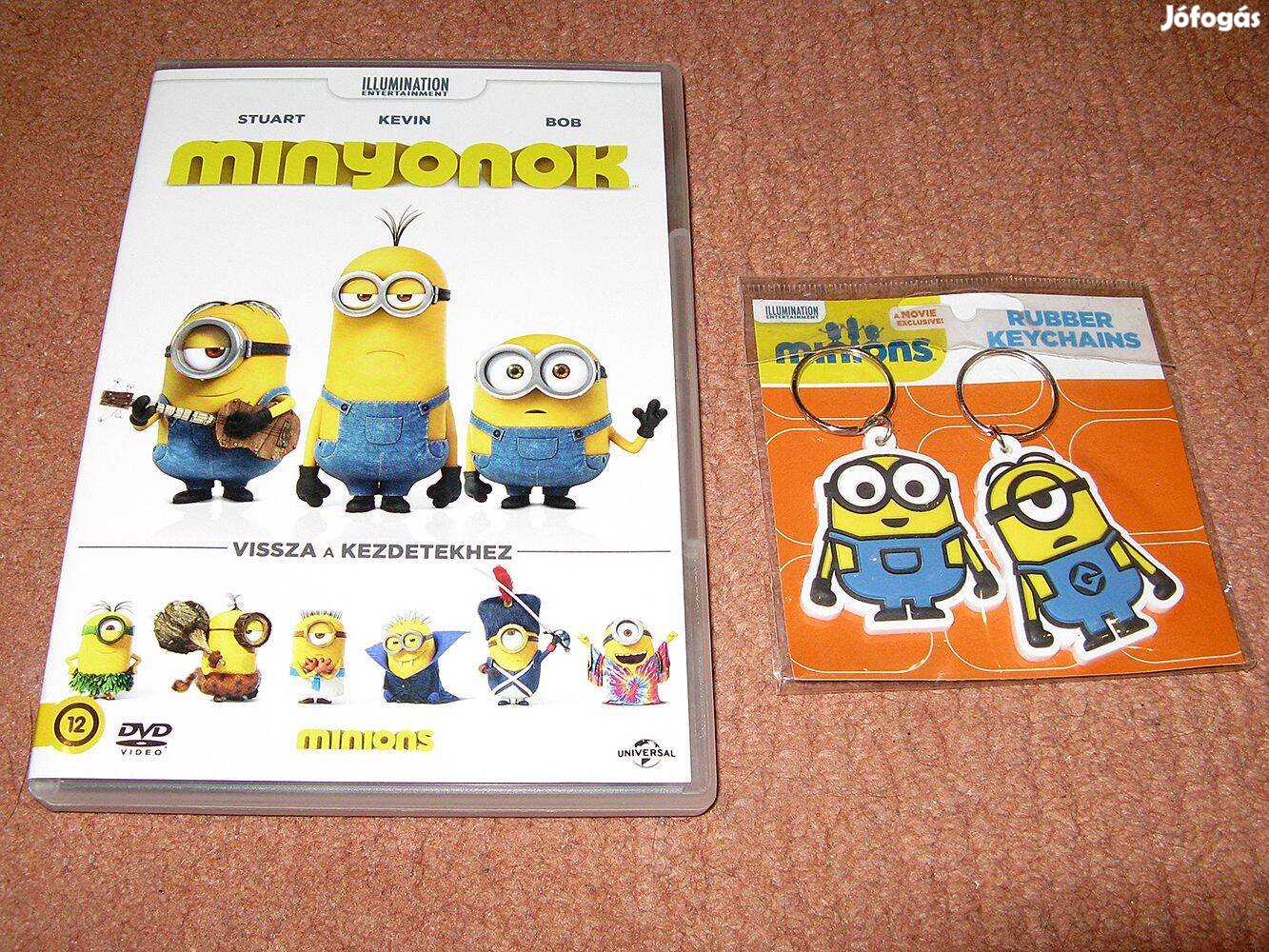 Minyonok DVD kulcstartóval