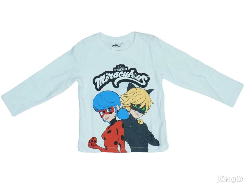 Miraculous Ladybug Új (címkés) Lány Hosszú ujjú felső (Méret: 110)