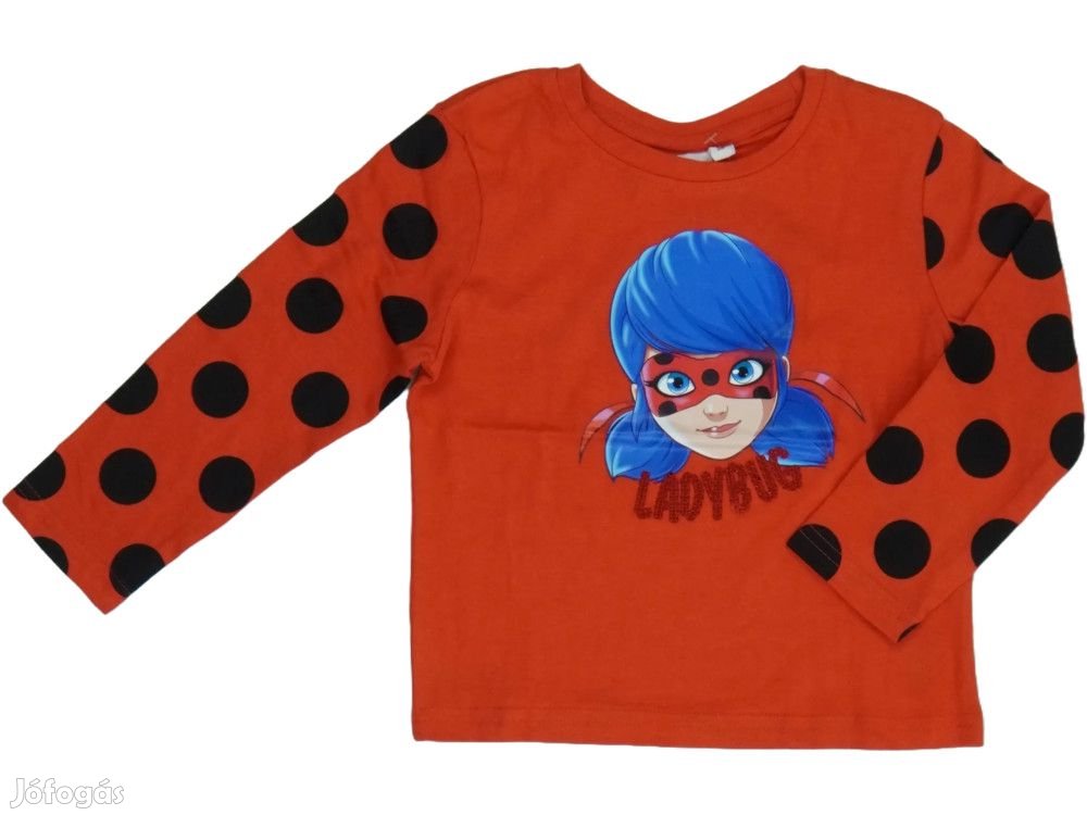 Miraculous Ladybug Új (címkés) Lány Hosszú ujjú felső (Méret: 116)