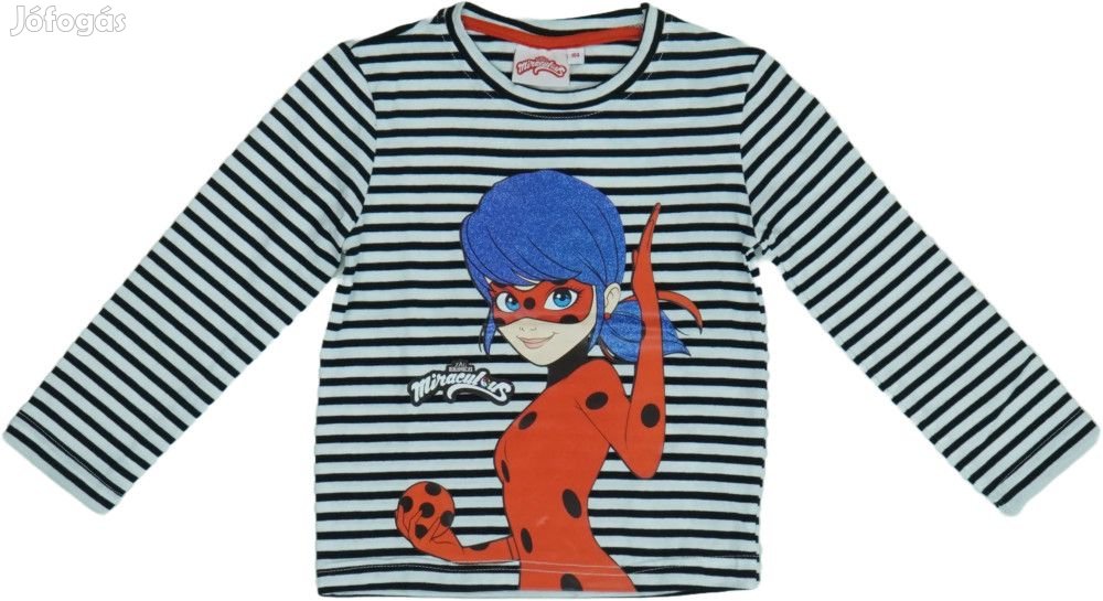 Miraculous Ladybug Új (címkés) Lány Hosszú ujjú felső (Méret: 116)
