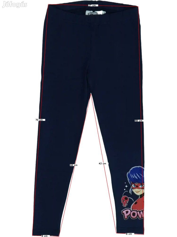 Miraculous Ladybug Új (címkés) Lány Leggings (Méret: 110)