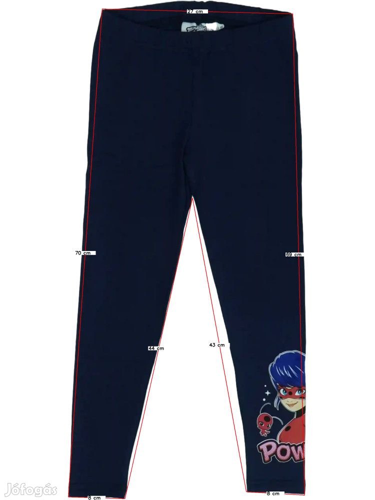 Miraculous Ladybug Új (címkés) Lány Leggings (Méret: 110)