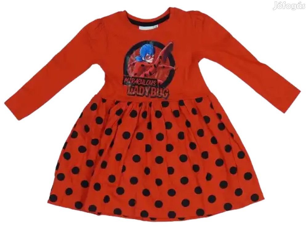 Miraculous Ladybug Új (címkés) Lány Ruha (Méret: 104)