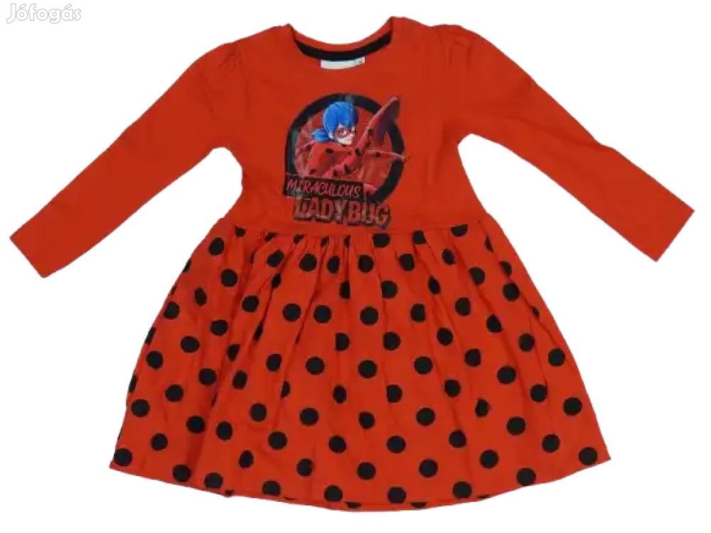 Miraculous Ladybug Új (címkés) Lány Ruha (Méret: 98)