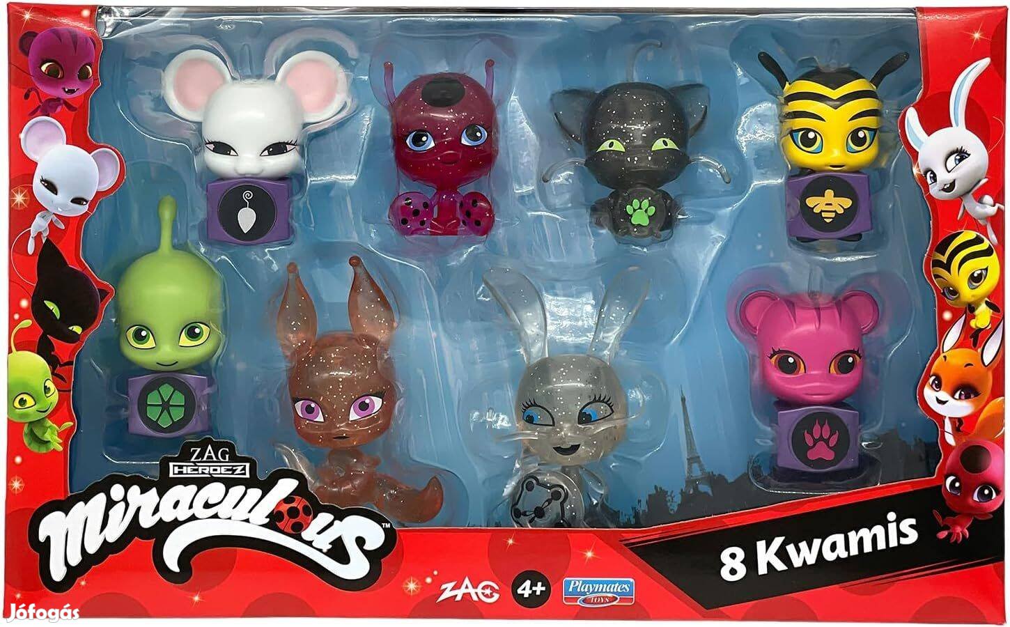 Miraculous figura szett 8db- készlet