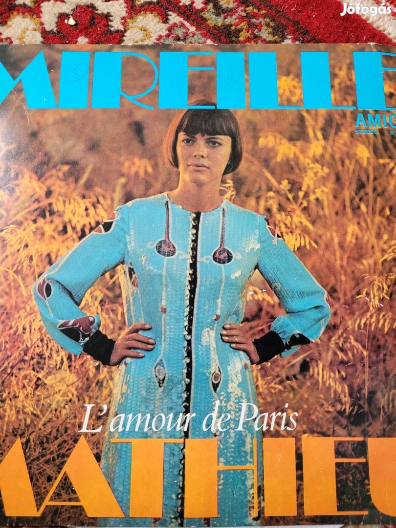 Mireille Mathieu ,hanglemez, l'amour de Paris 