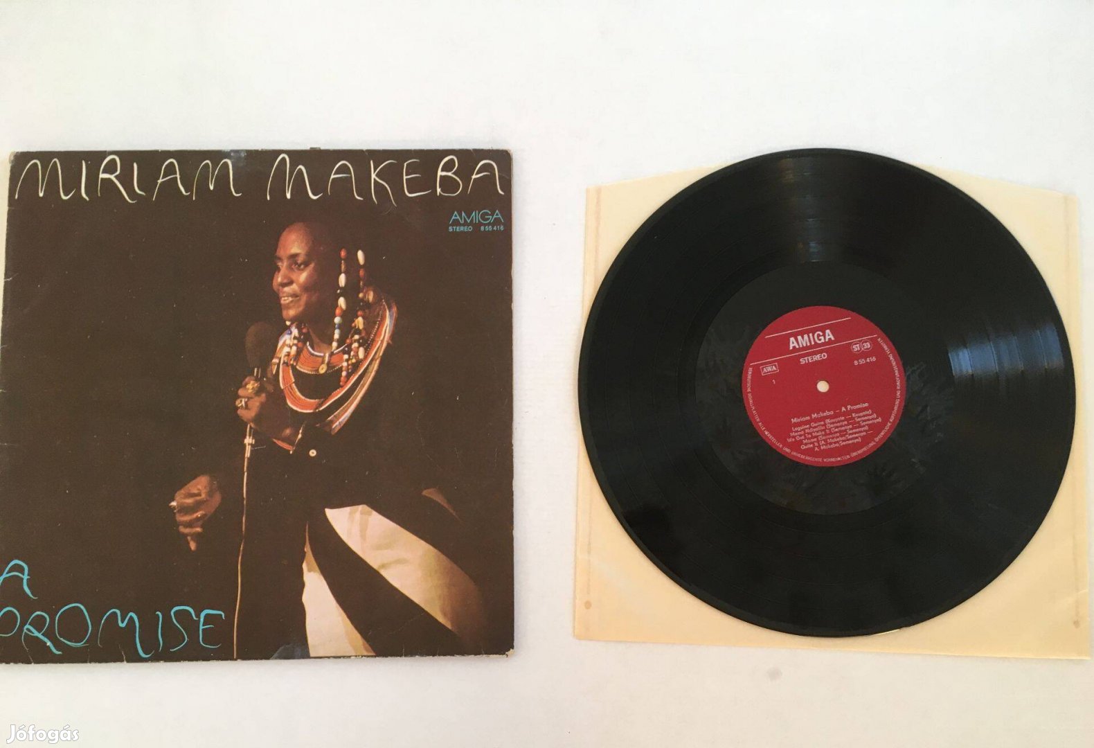Miriam Makeba: A promise - retro bakelit lemez, vinyl, LP 1974 Amiga