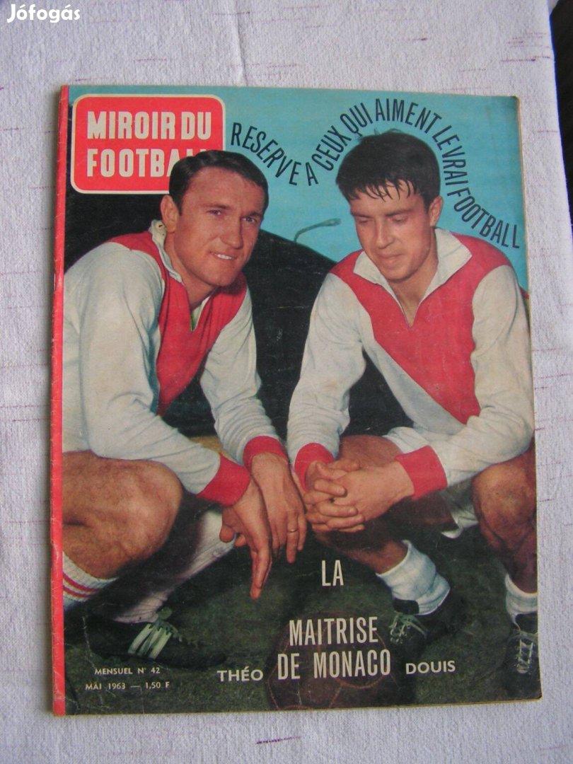 Miroir du football francia foci hetilap 1963 év máj. és júl. száma