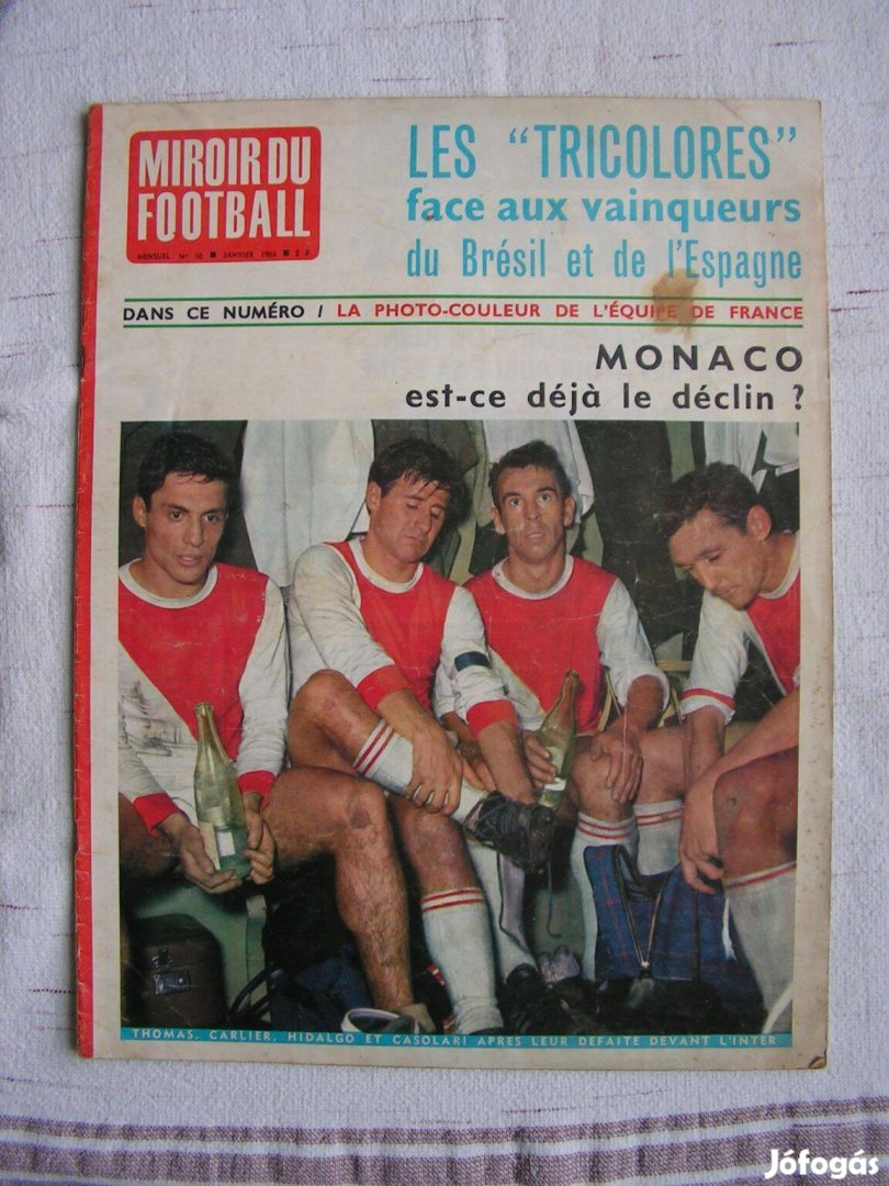 Miroir du football francia foci hetilap 1964 év jan és febr száma