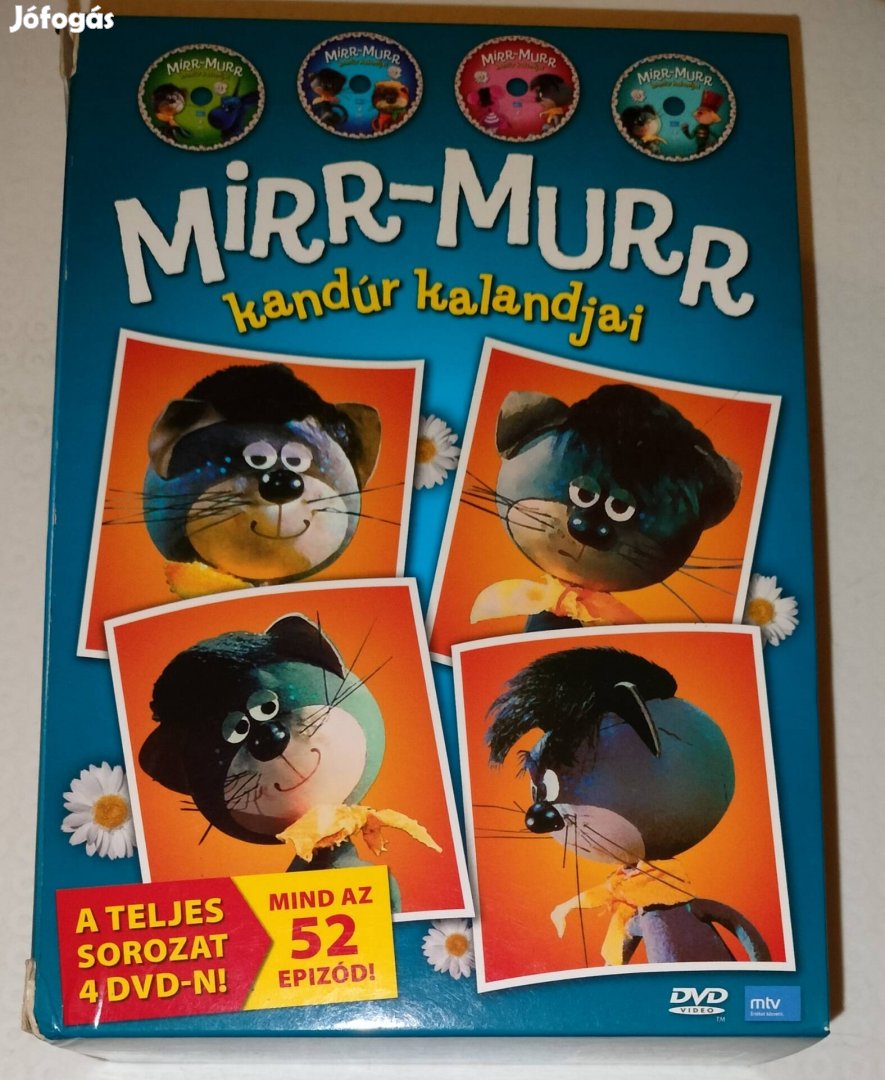 Mirr Murr kandúr kalandjai dvd 4 lemezes teljes sorozat 