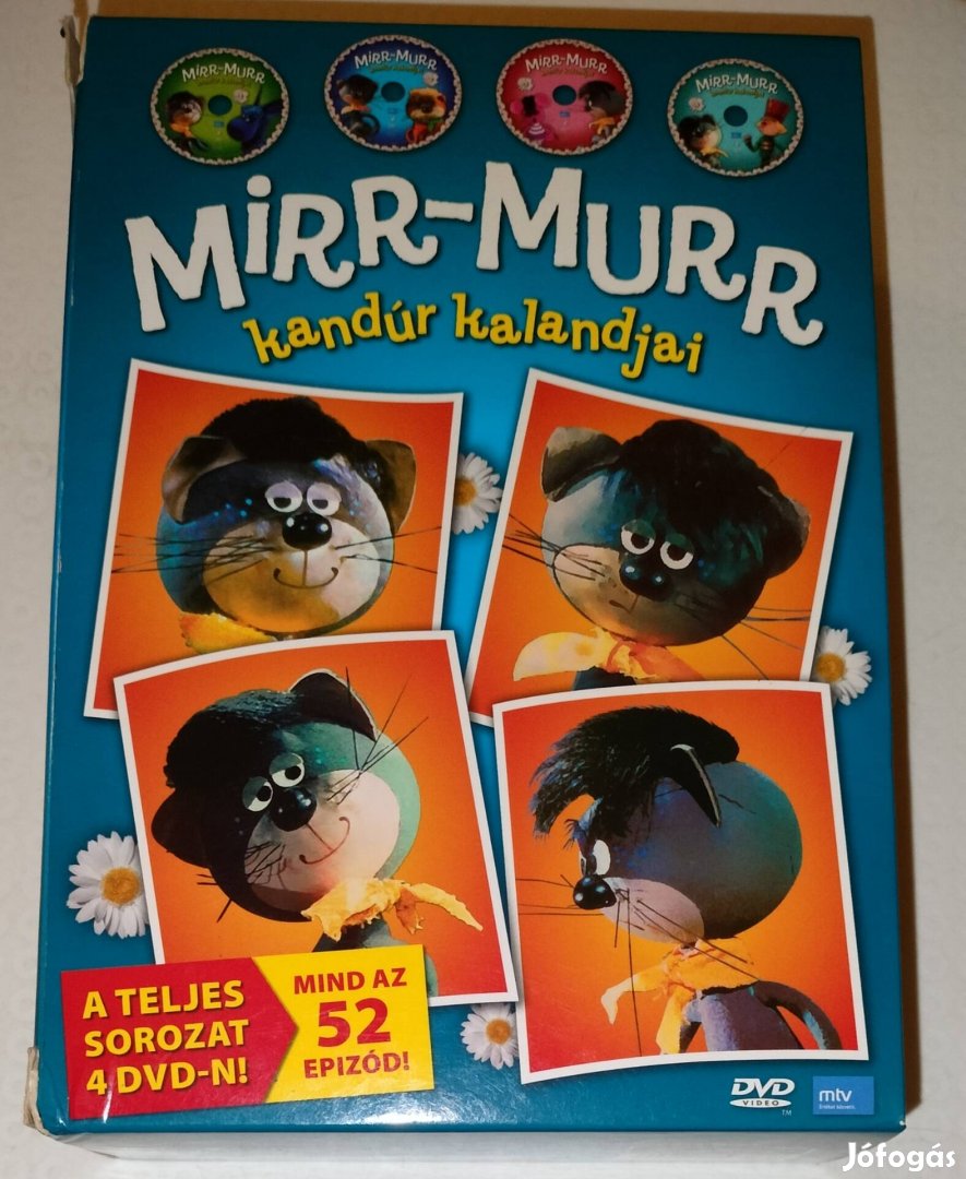 Mirr Murr kandúr kalandjai teljes sorozat díszdobozban dvd