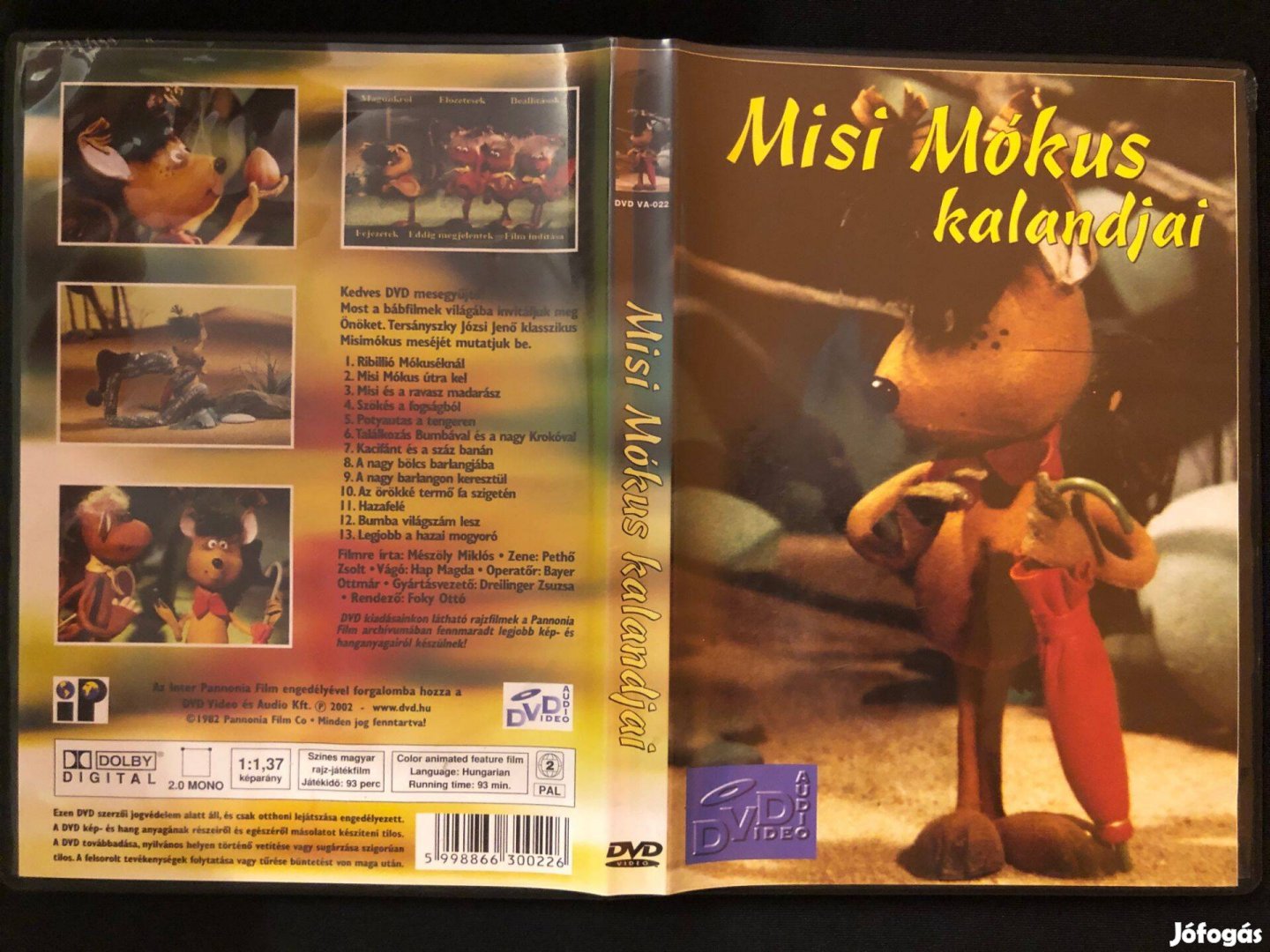 Misi Mókus kalandjai DVD