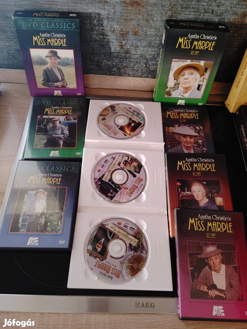 Miss Marple angol dvd filmek 7 db egyben és külön is