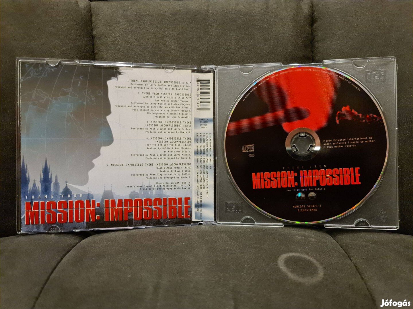 Mission Impossible filmzenei eredeti, karcmentes CD eladó