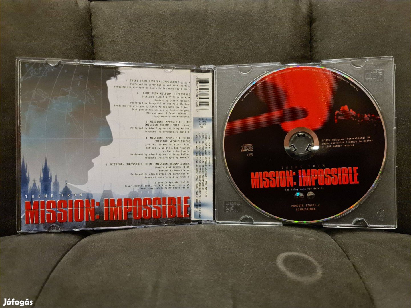 Mission Impossible filmzenei eredeti, karcmentes CD eladó