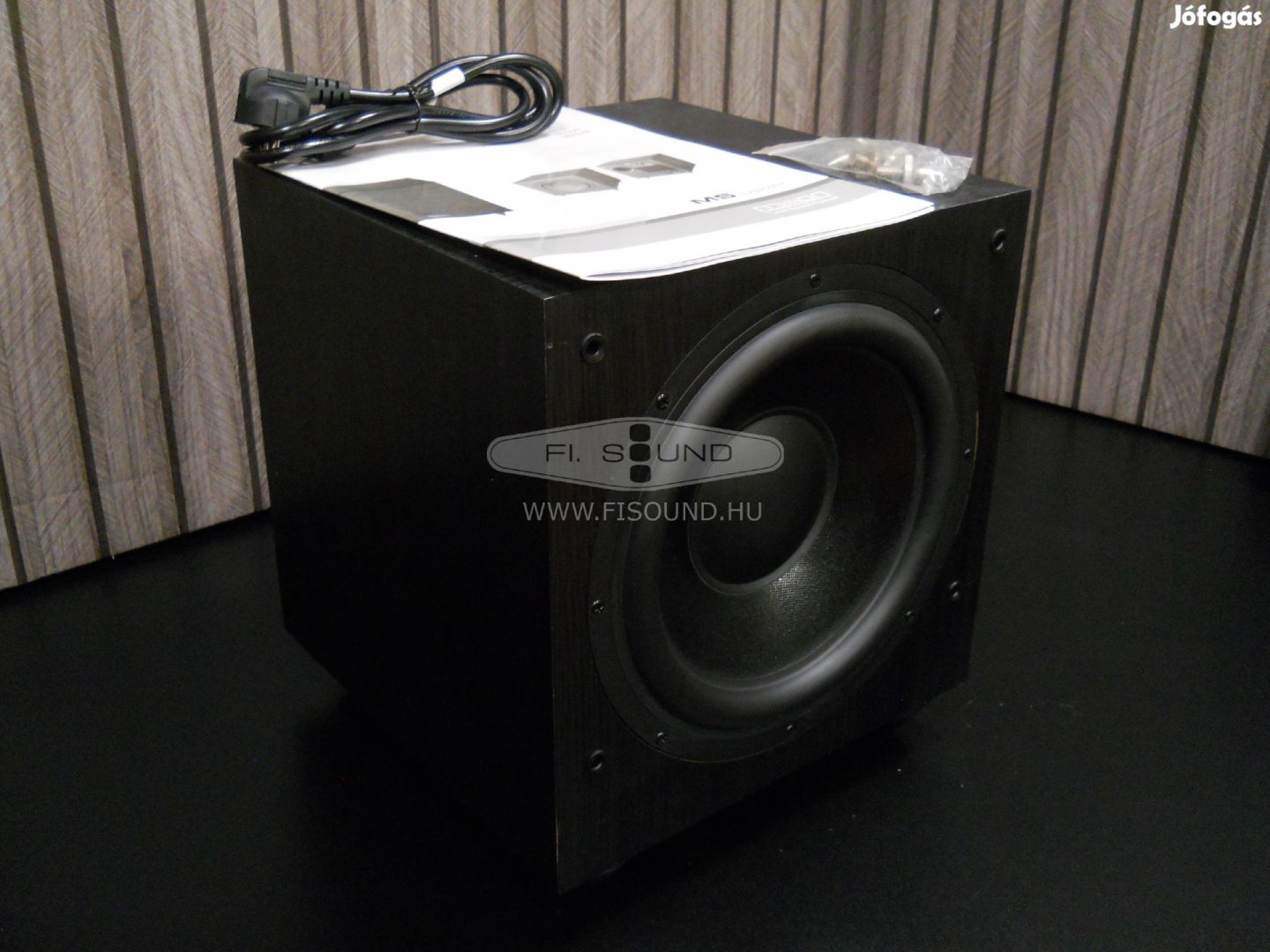 Mission MS-8 ,150W,aktív házimozi subwoofer 25cm-s gumiperemes