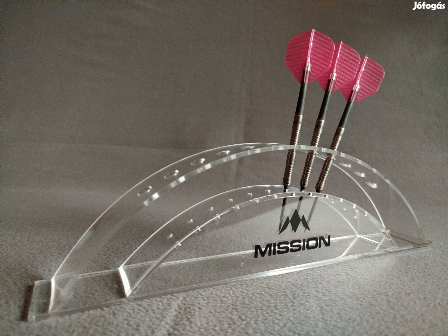 Mission Station 12 darts tartó (4 darts készlet tárolása, bemutatása)