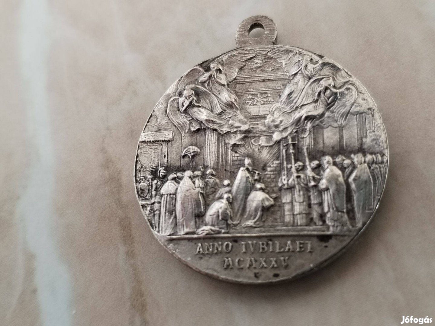 Missziós Vatikáni 1925-ös kiállítás emlékérem