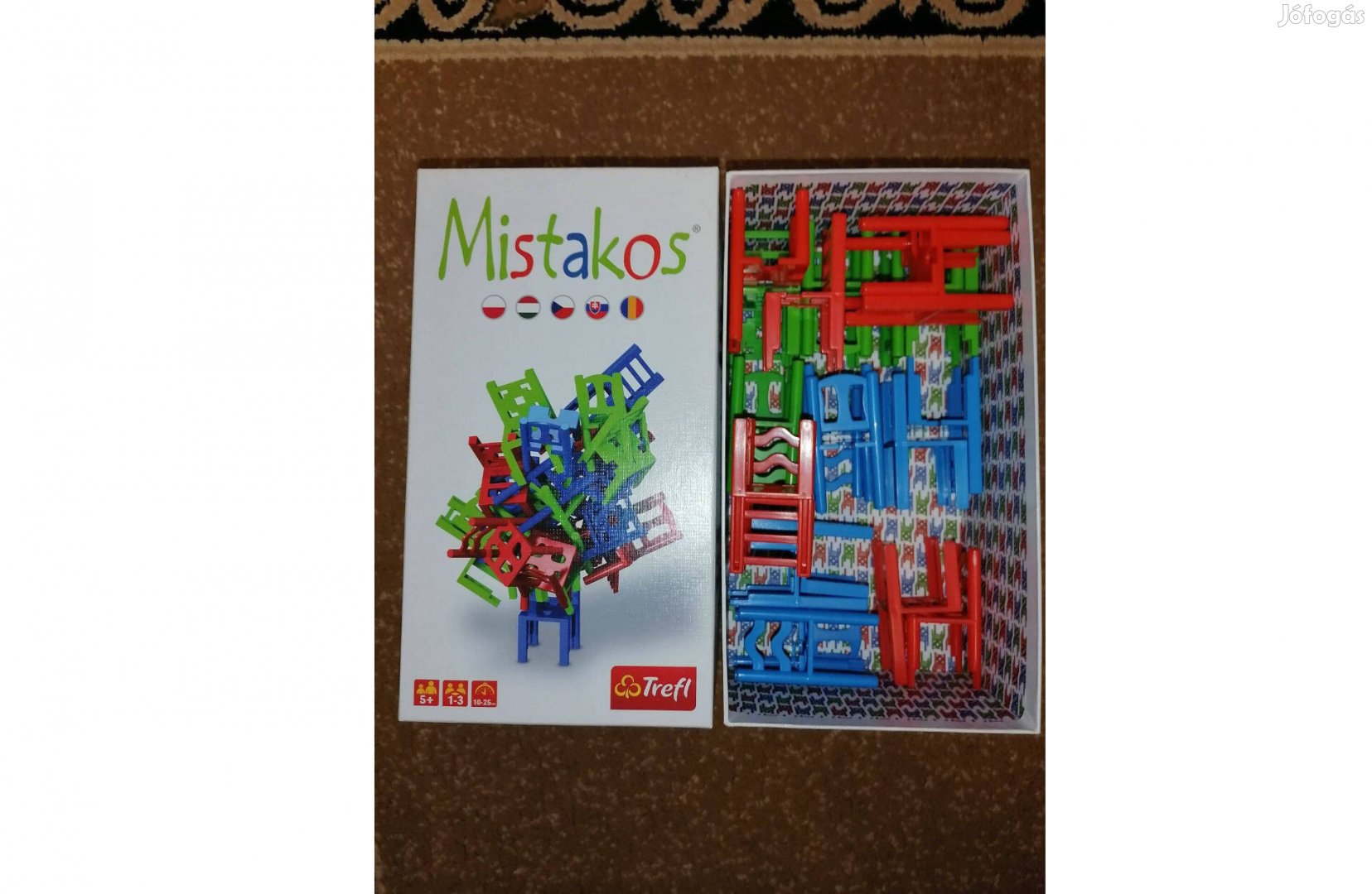 Mistakos-Harc a székekkel (Trefl) újszerű társasjáték eladó!