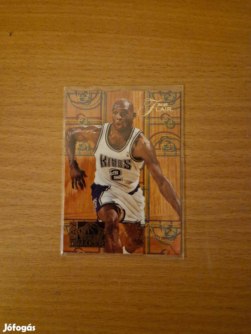 Mitch Richmond Flair 1994-95 Play Maker 8of10 kosaras kártya