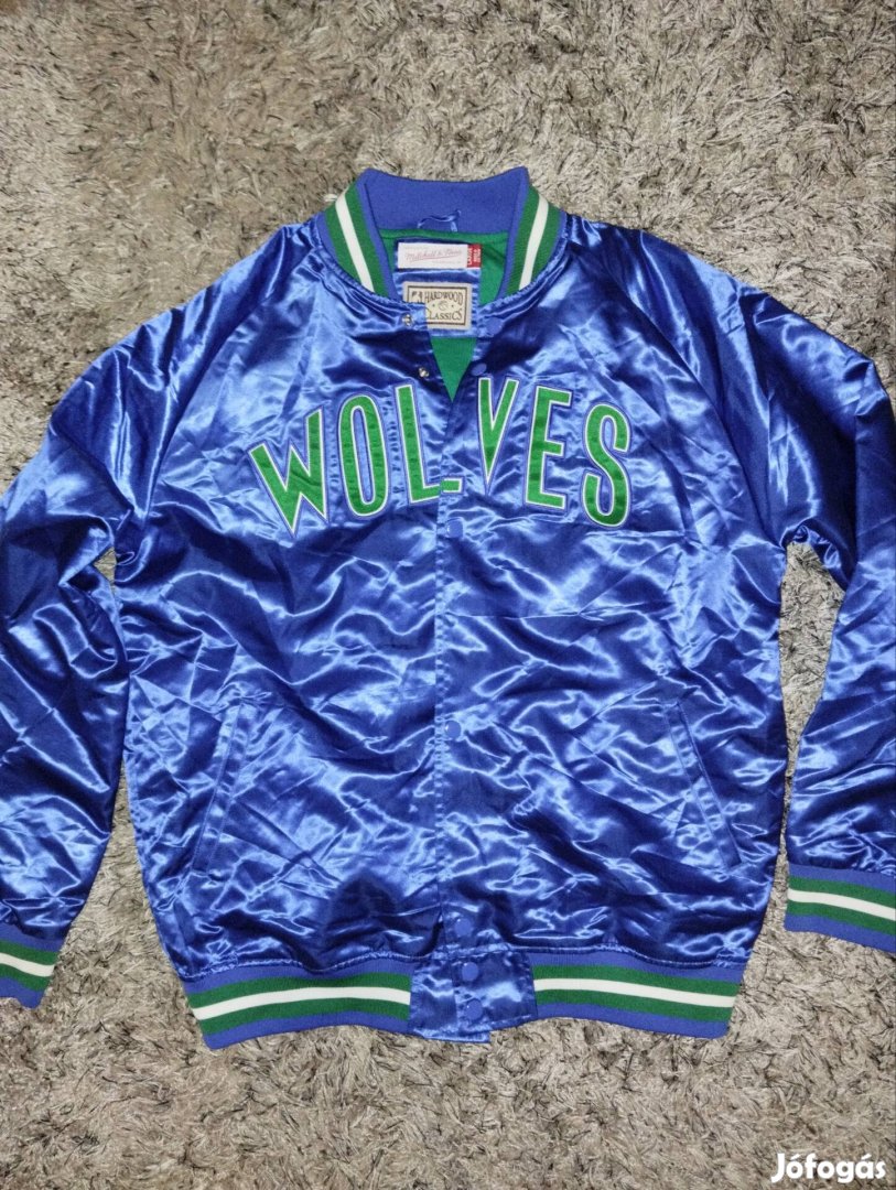 Mitchell & Ness Wolves bomber dzseki 