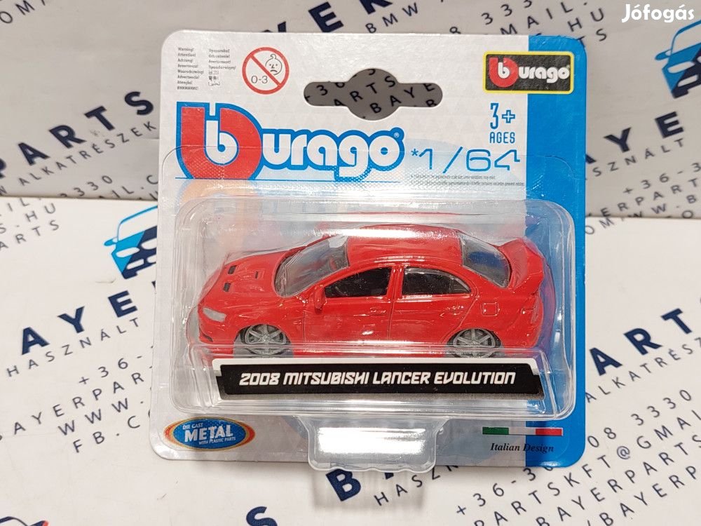 Mitshubishi - Lancer EVO IV (2008) -  Bburago - 1:64