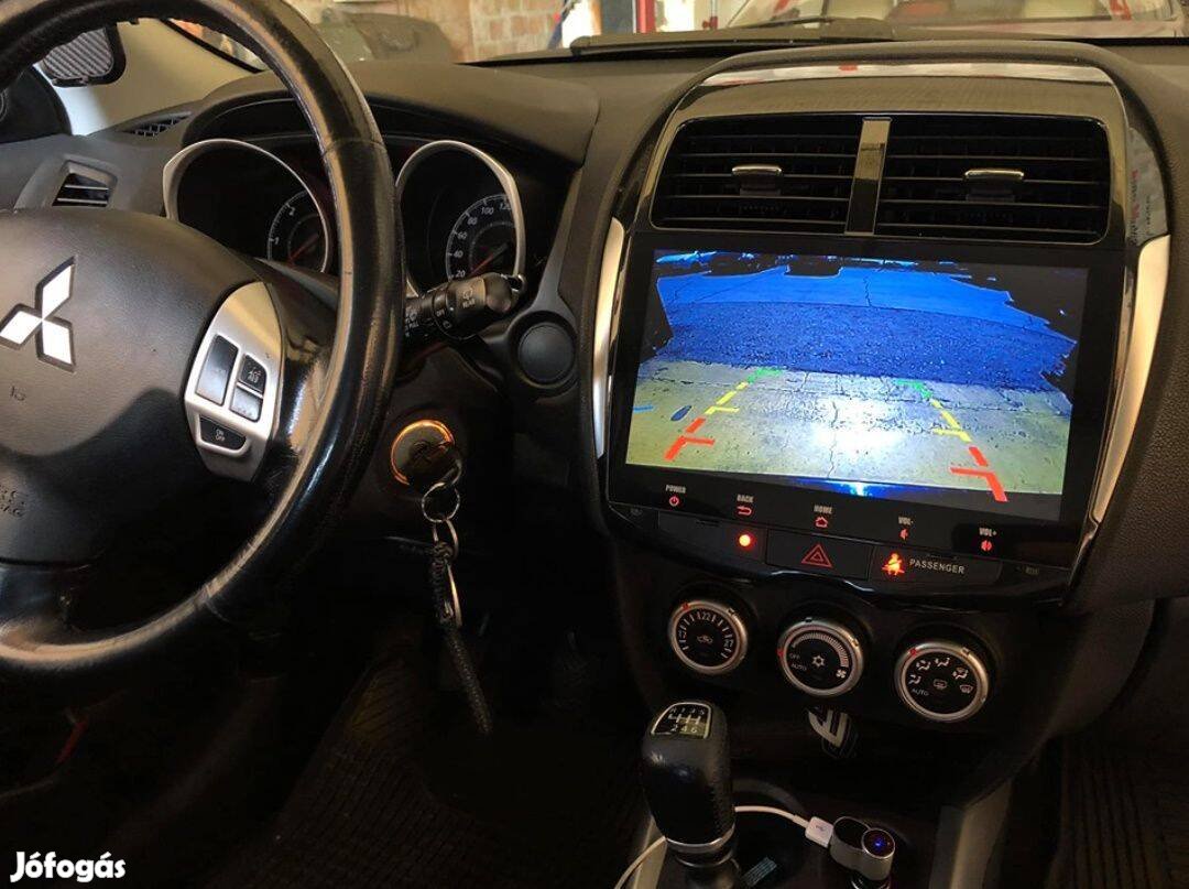 Mitsubishi ASX Carplay Multimédia Android GPS Rádió Tolatókamerával