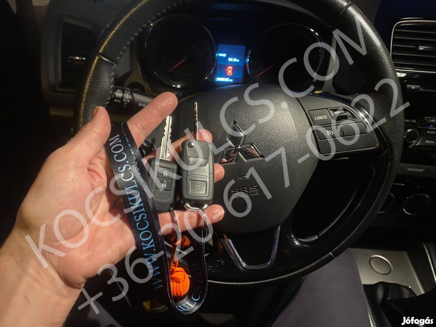 Mitsubishi ASX autókulcs eladó - új - autóhoz programozva