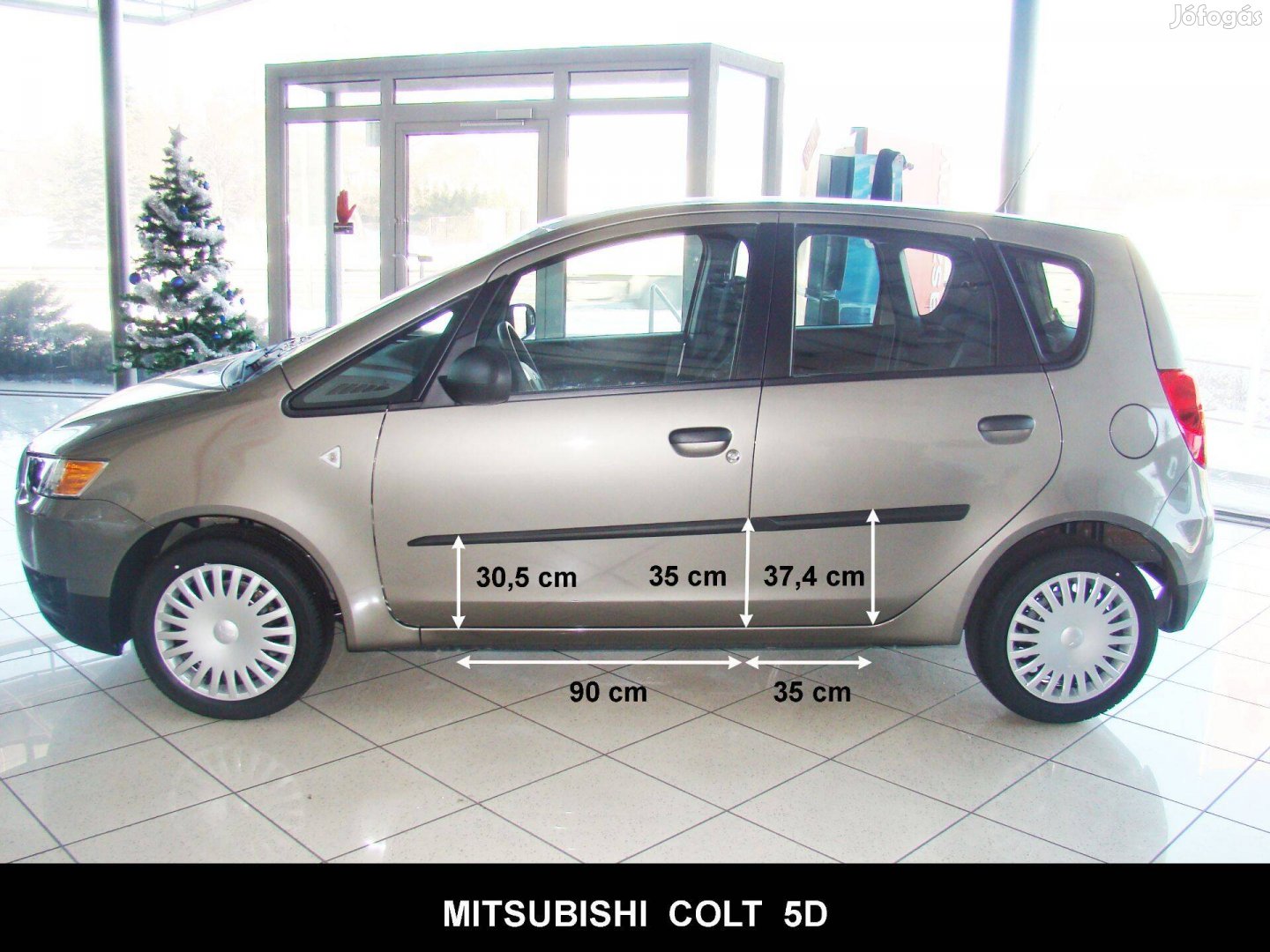 Mitsubishi Colt 2009-től Ajtóvédő Díszléc