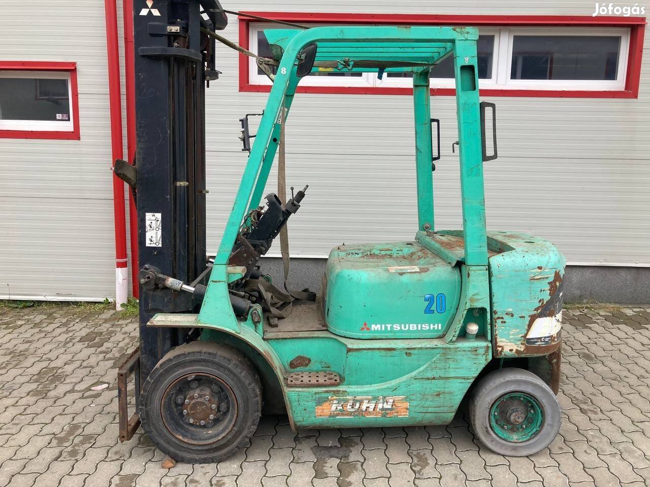 Mitsubishi FG20 gázüzemű targonca 2 t teherbírás